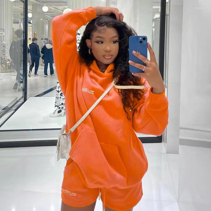 Orange womens tracksuit top