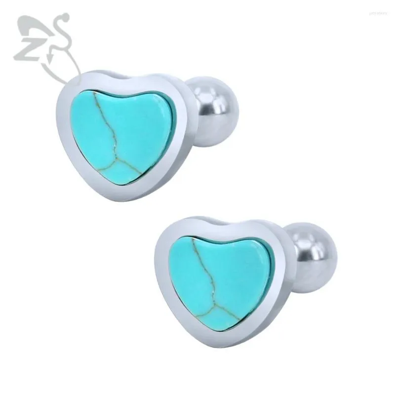 Boucles d'oreilles à tige romantique coeur résine oreille boucle d'oreille en acier inoxydable 316 Piercing Brincos pour femmes fille femme fête de mariage bijoux