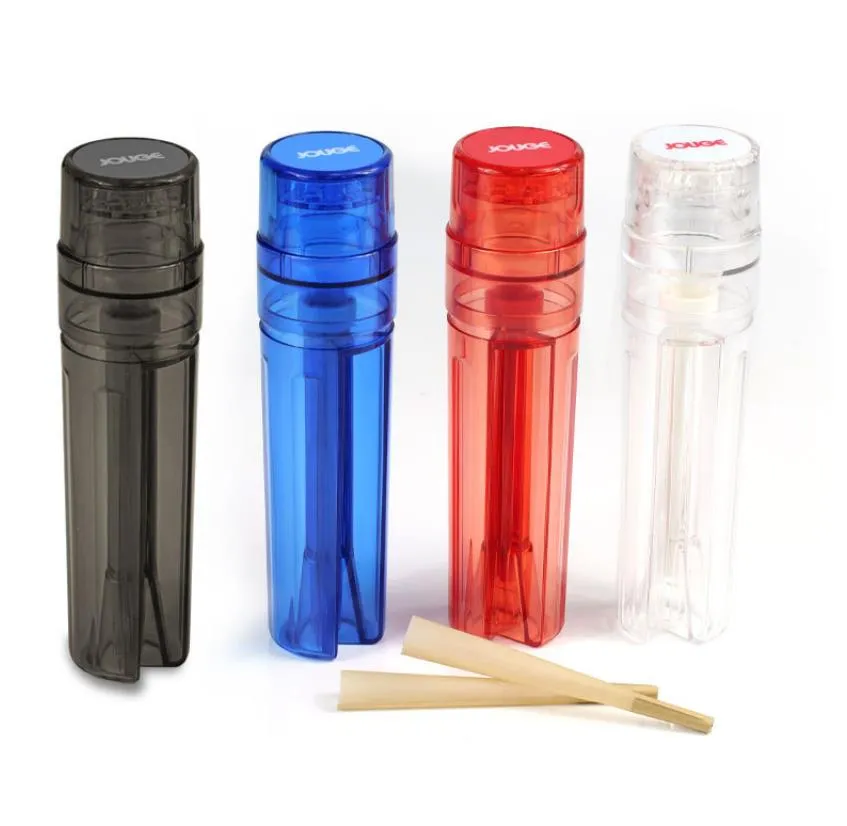 Smokify Plastic Integrated Grinder For Cigarettes Compact, Portable