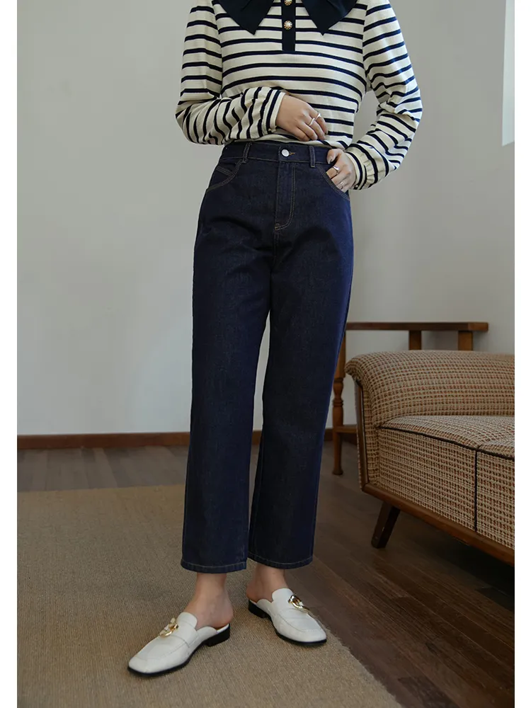 Women's jeans 100 cotton straight leg deals