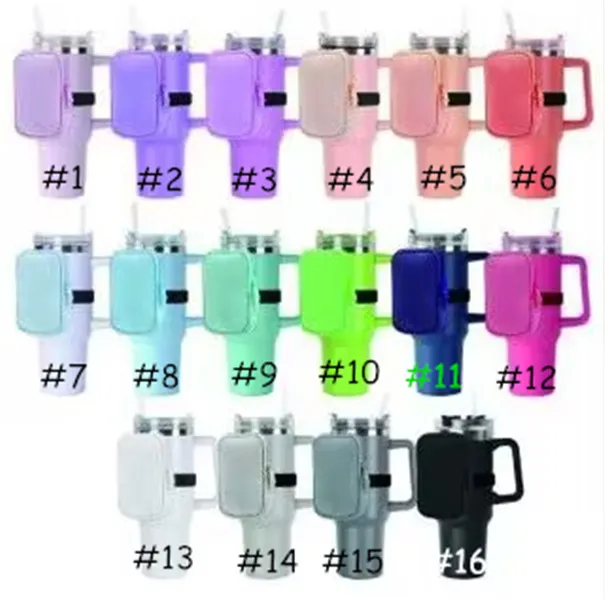 Оптовая! 20colors Water Bottle Boutk Pouch Neoprene 40oz Ice Ba Cup Swork 30 унций бутылка небольшая пачка карточная карта легко выполнять бутылку с 40 унциями, установленные на море B0041