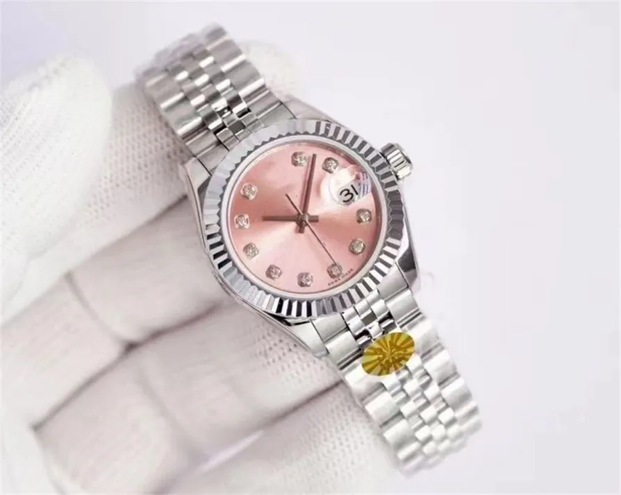 2023 Originalverpackung Papier hochwertige Uhr neue 28mm Zifferblatt automatische Mode Damenuhr Armbanduhr AAA