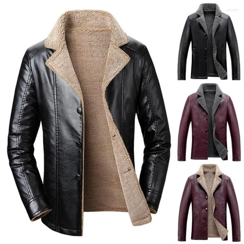 Racing Jackets Men Winter Casual Leather Jacket Zipper lange mouw jas top blouses waterdichte winddicht fietsen groot formaat #4N15