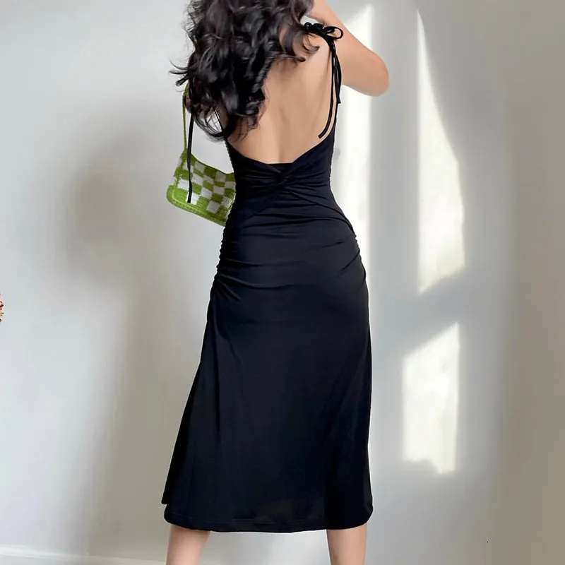 Vintage Bertali Fashion Midi Slip Dress Casual With Ruched Detailing Perfect For Beach And Pool Parties From Jiao02 12.13 In Bulk DHgate.Com
