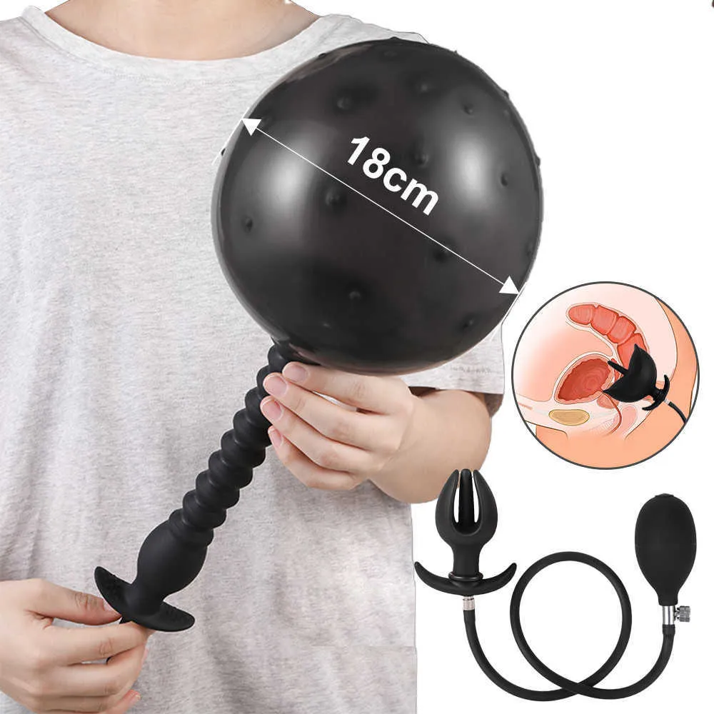 forced anal plug porn Inflatable Silicone Anal Plug Toy for Men Adjustable Size Single Unit from  Zhejiang China from Dhgate Full Body Massager