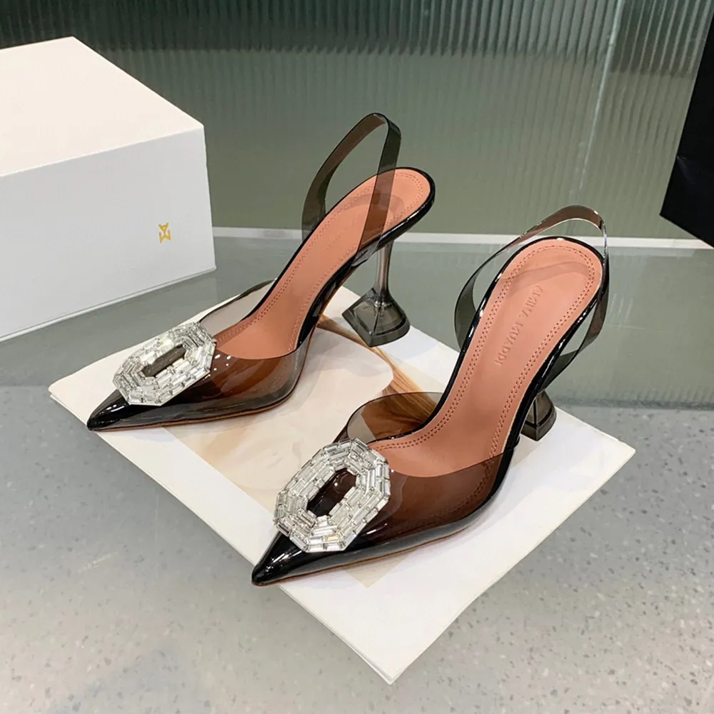 Begum glass transparent sandals discount