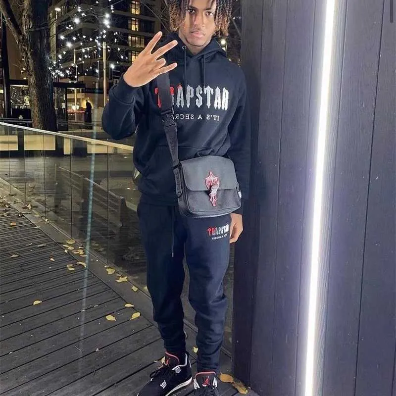 Red trapstar tracksuit sale