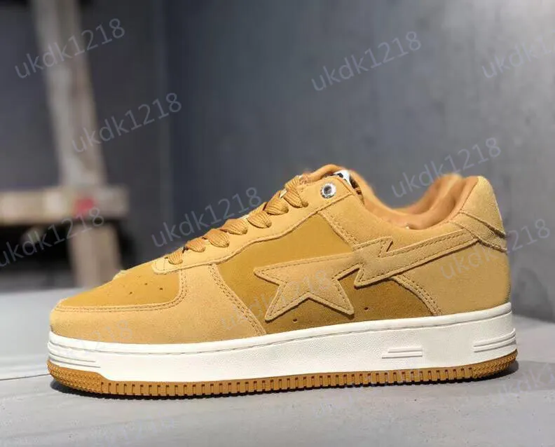 Bapesta Bapestas Baped Sta Casual Shoes Sk8 Low Men Women Black