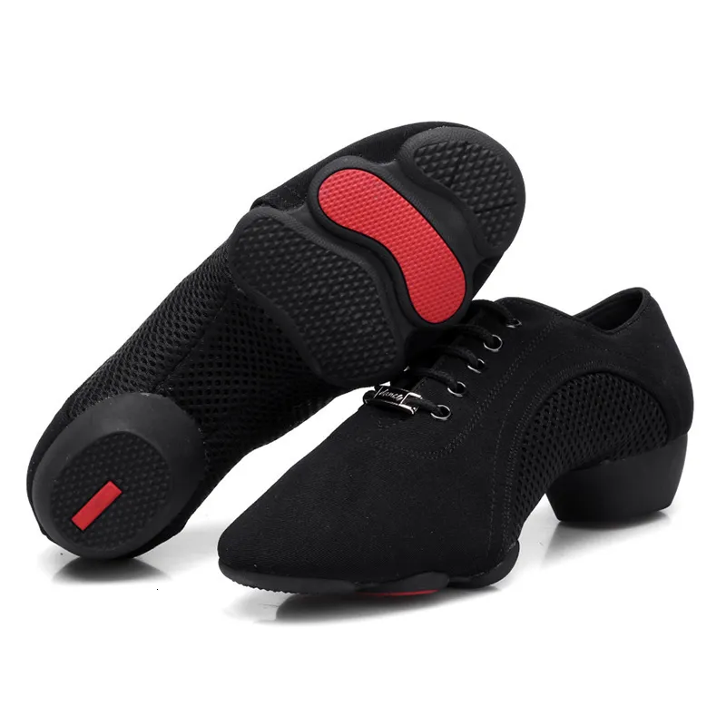 Sandálias Durável Skid Proprov Ballroom Dancing Dance Sneakers For Men Mulheres Esporte Luzes Alunos Meninos Treinando Sapatos de Rua Jazz 230509