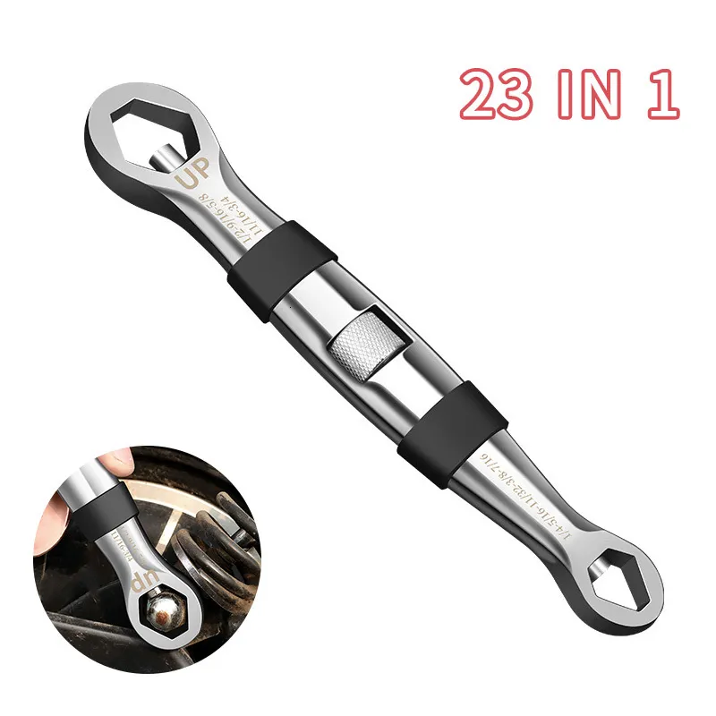 Electric Nut Bolt Opener Universal 23 In Ratchets Adjustable Spanner 7