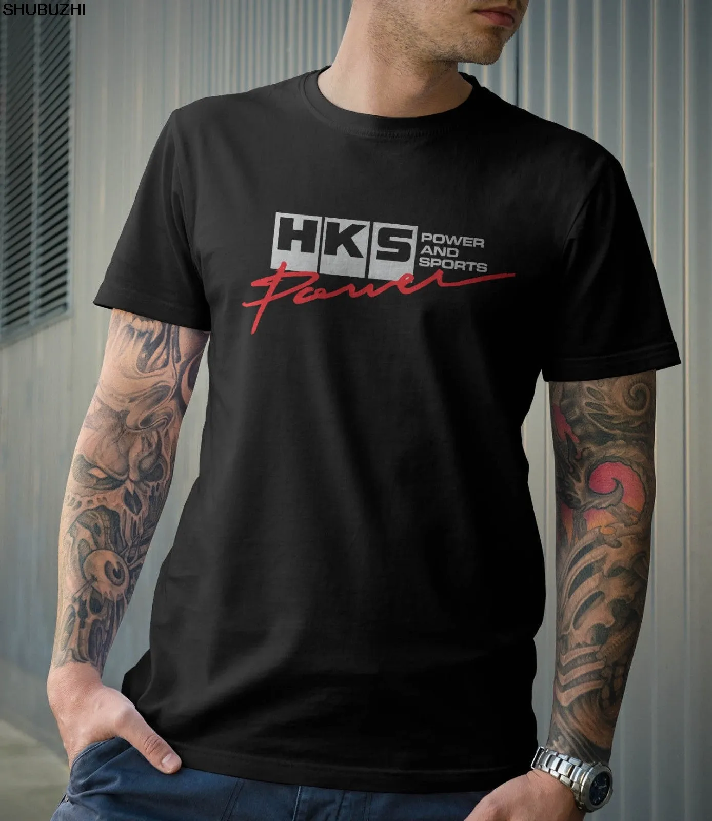 T-shirts pour hommes Puissance limitée et performances sportives Turbo Kaus Hitam Ukuran S 5XL Mode été Sbz1124 230509