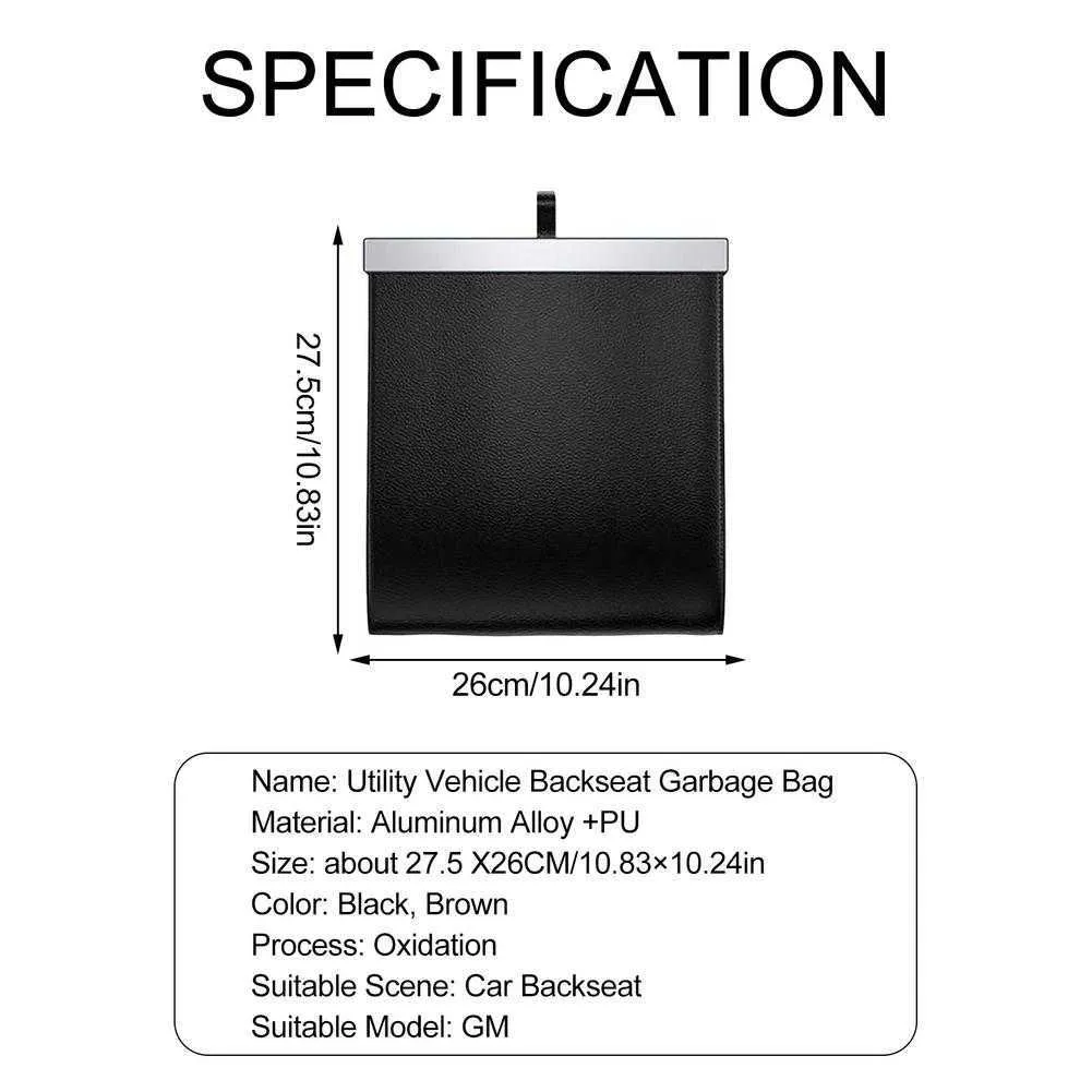 Auto-Mülleimer-dichte-wasserdichte magnetische Adsorptions-Müllsäcke, die  für den Autorücksitz geeignet sind