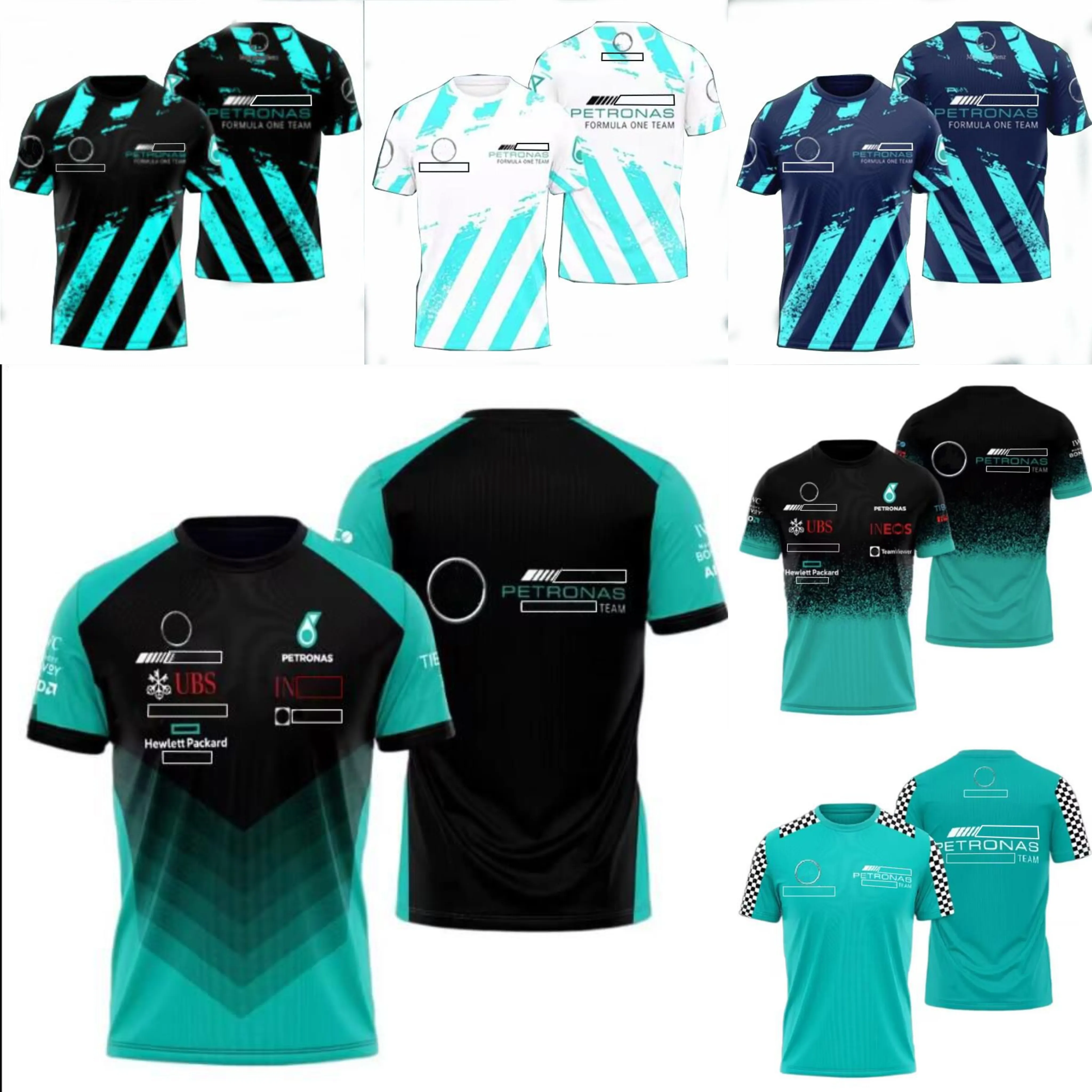 F1 racing T-shirt summer team short sleeve jersey same style custom