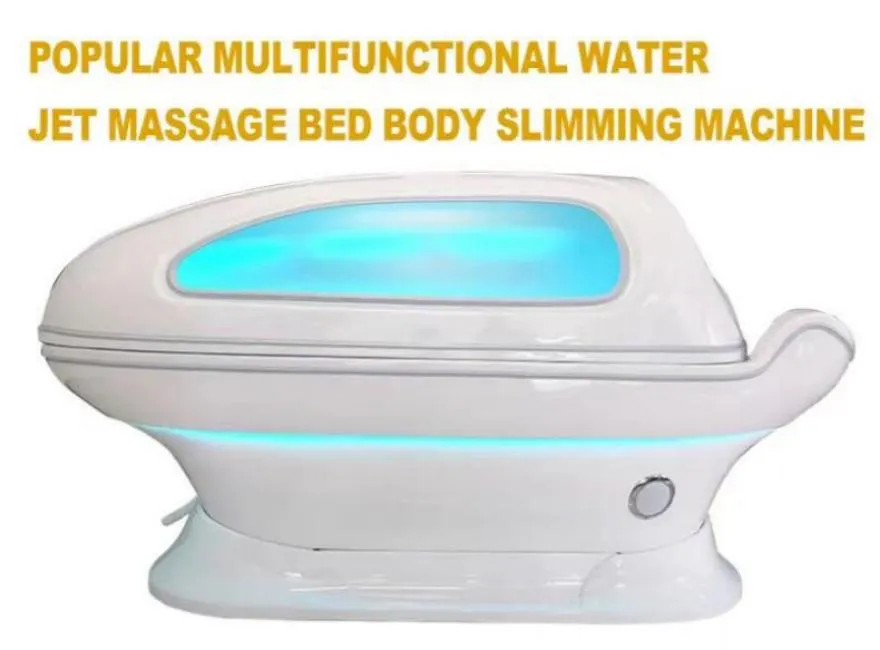 Groothandel 3D Capsule Hot Seller Multifunctioneel 3 op 1 LED -licht Droog afslanklichaam +Steam +Watermassage Beauty Salon Spa Bed met muziek