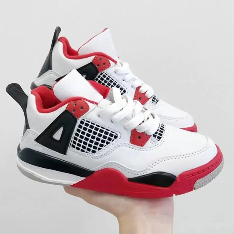 Black Cat Toddler Basketball Shoes For Kids Designer TD 4s Chicago