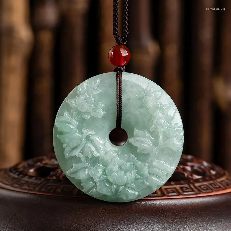 The Malay Jade Pendant Emerald Green Pendant Han Edition Fashion Dragon  Post Necklace Men and Women with The Green Jade Necklace | Wish