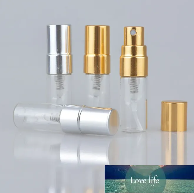 Wholesale Perfume Bottle Mini Empty Spray Bottle Refilable Atomizer Glass Bottle Free Shipping 2ml