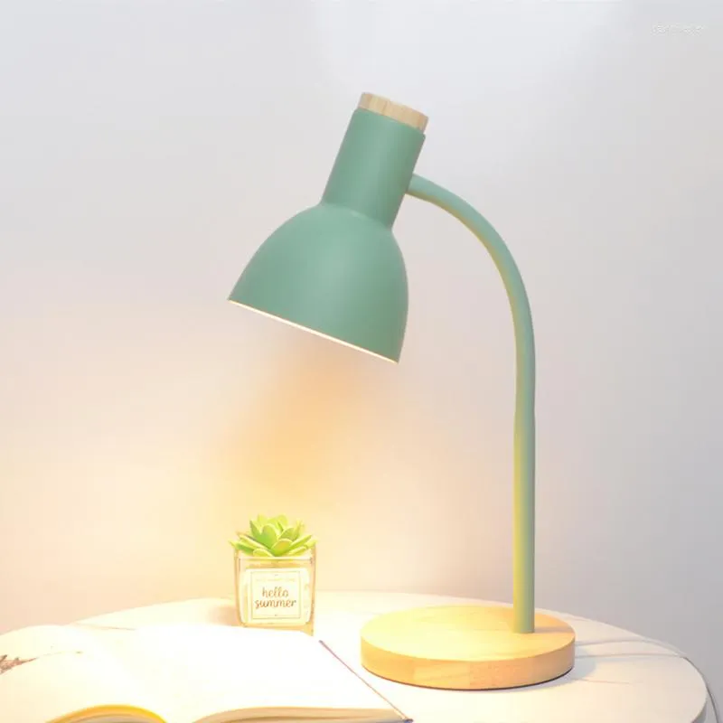 Lampes de table LED lampe de bureau soin des yeux bras réglable lumière lecture livre chambre chevet nuit pour étude travail tâche Offi
