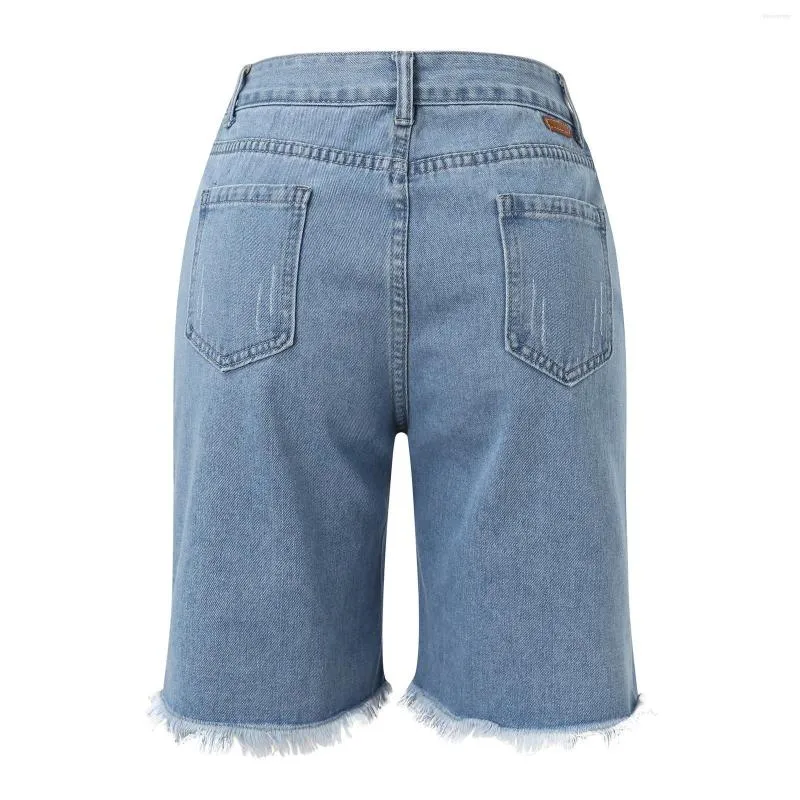Shorts Femininos De Verão Calça Feminina Jeans Clássico Casual