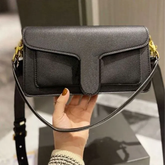 designer tabby väska dam äkta läder Mode klassisk väska Axelväska kudd väska crossbody väska clutch väska