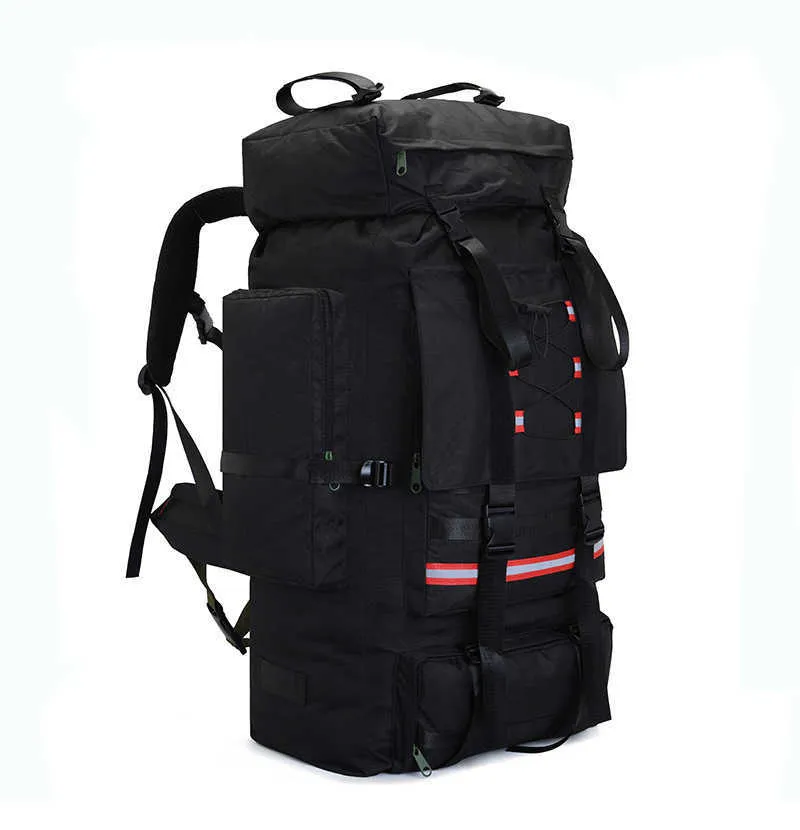 Backpacking Packs 130L stor väska Taktisk ryggsäck för klättring camping vandring sportbagage män ryggsäckar utrustning resor axel p230510