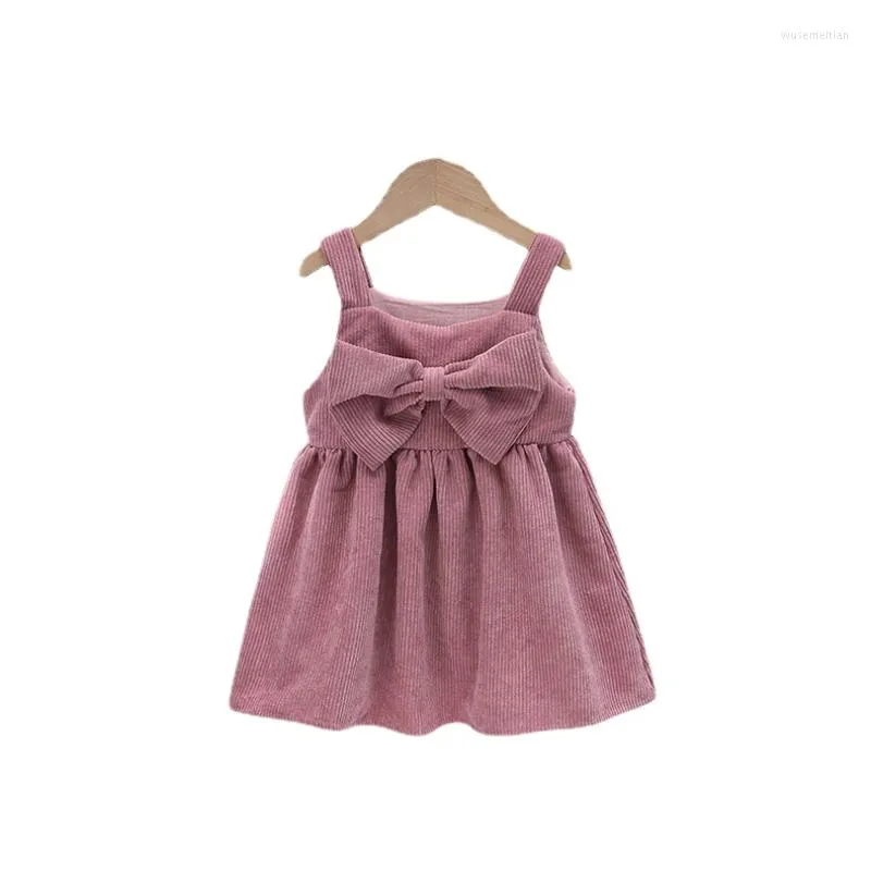 Abiti da ragazza senza maniche Neonate Abito autunno inverno per bambini Abbigliamento da principessa carina Abbigliamento per bambini Moda casual 2023