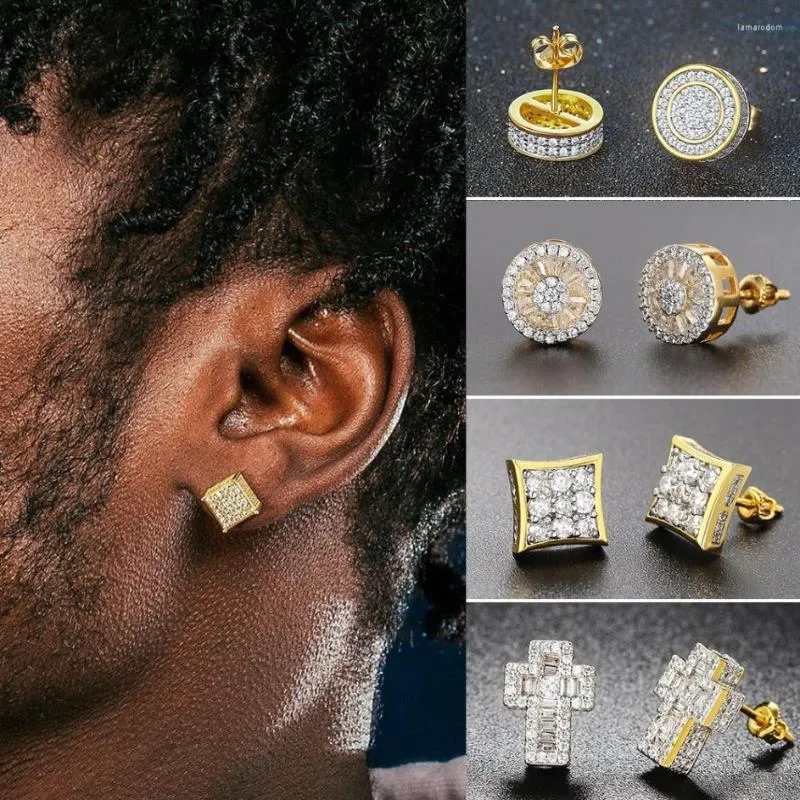 Men's Diamond Earrings 1/4 ct tw 10K Yellow Gold | Kay Outlet