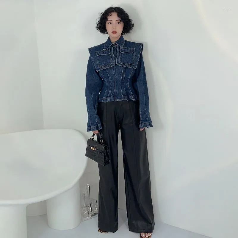 Blue jean cape jacket online