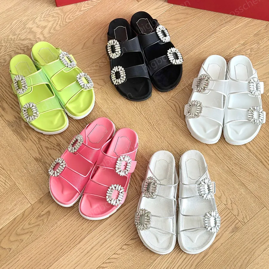 Rhinestone buckle sliders discount