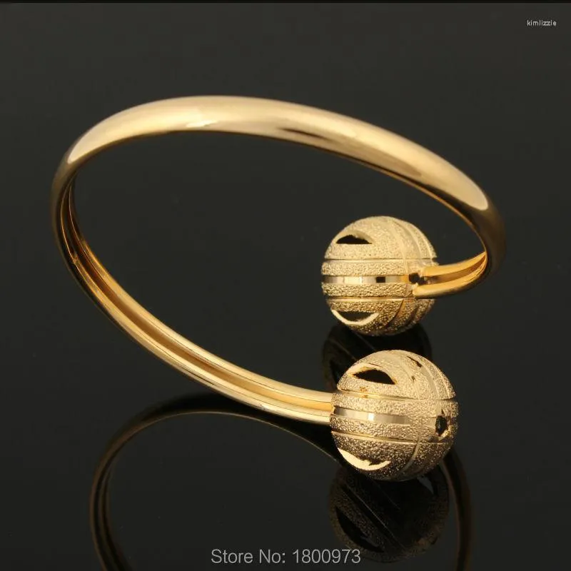 Bangle Gold Ball Color Jewelry para os EUA Mulheres do Oriente Médio Homens Unlligex