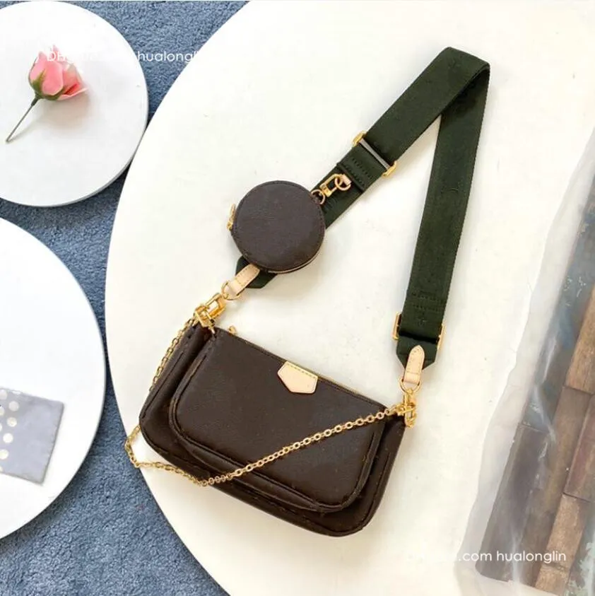 Kwaliteit Designer Vrouwen tas handtas bandjes riem portemonnee cross body schoudertassen groothandel korting mode bloemen brieven