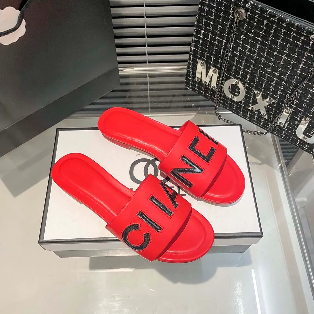 2023 Top Qualität Luxus Designer Männer Frauen Hausschuhe Sandalen Schuhe Slide Sommer Mode Breite Flache Flip Flops mit Box Größe 35-41