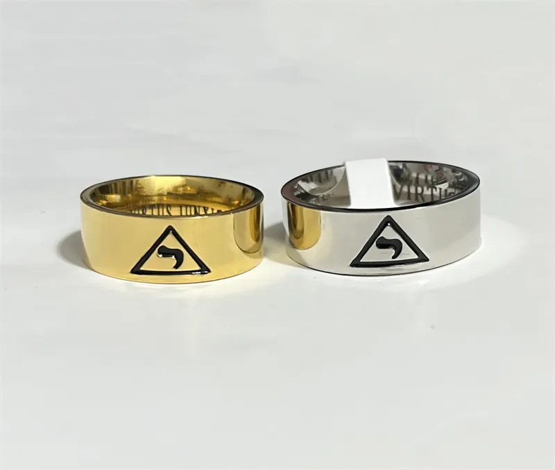 Virtus junxit mors non separabit 14k ring hotsell