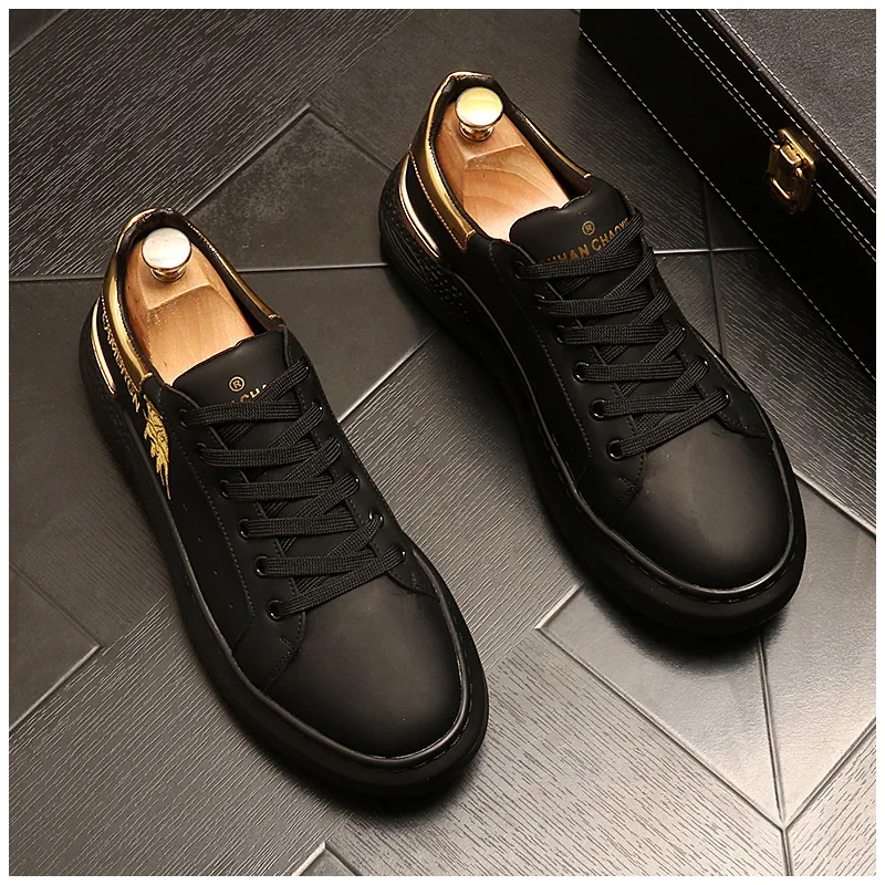 Men Platform Formal Leather Shoes