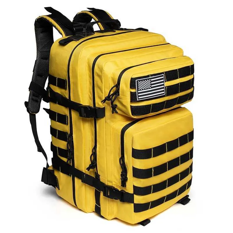 Pakiety plecakowe 50L taktyczny wojskowy plecak wodoodporny Waterproof Camping dla mężczyzn i kobiet na siłowni fitness Wojskowy Bag P230510