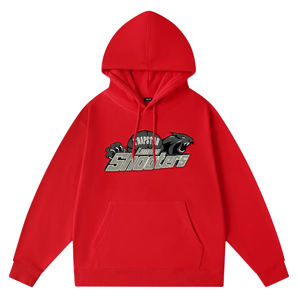 DHgate Trapstar London Tracksuit Men Hoodie Trousers Sportswear Set Women Pullover Autumn Winter Hooded Jacket Unisex Jogging Suit Black Grey Apparel