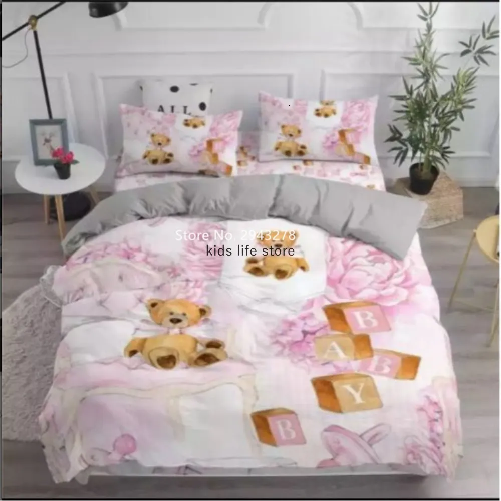 Teddy double duvet set sales