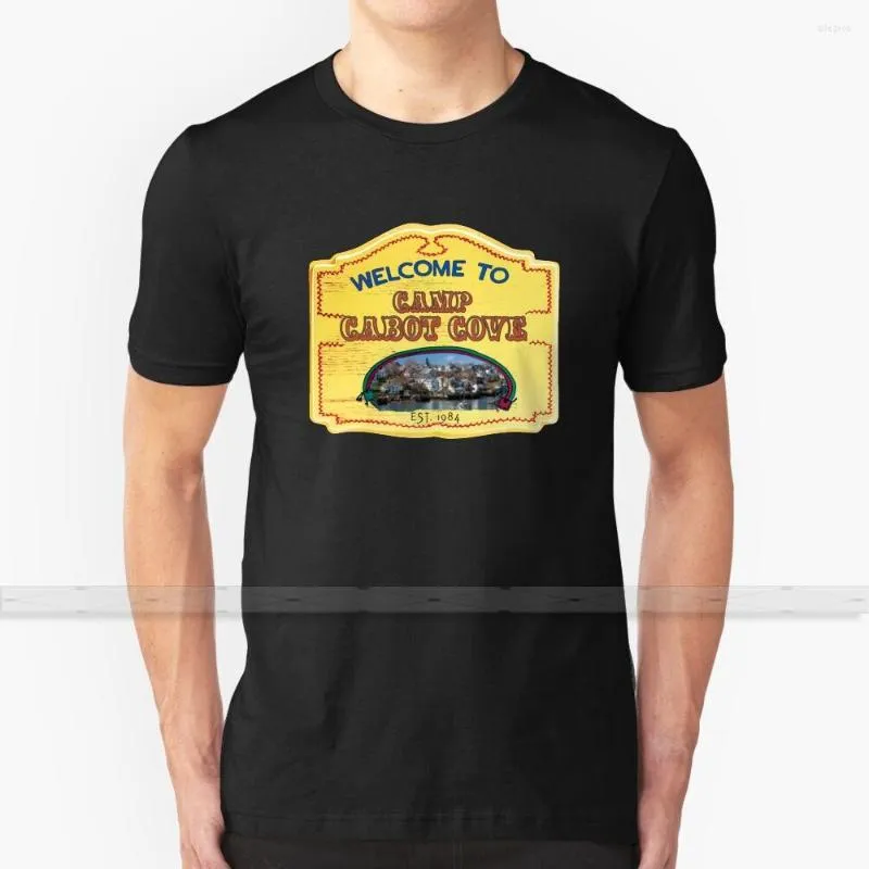 Men's T Shirts Welcome To Camp Cabot Cove - Shirt Men 3D Print Summer Top Round Neck Women Crystal Lake Murder