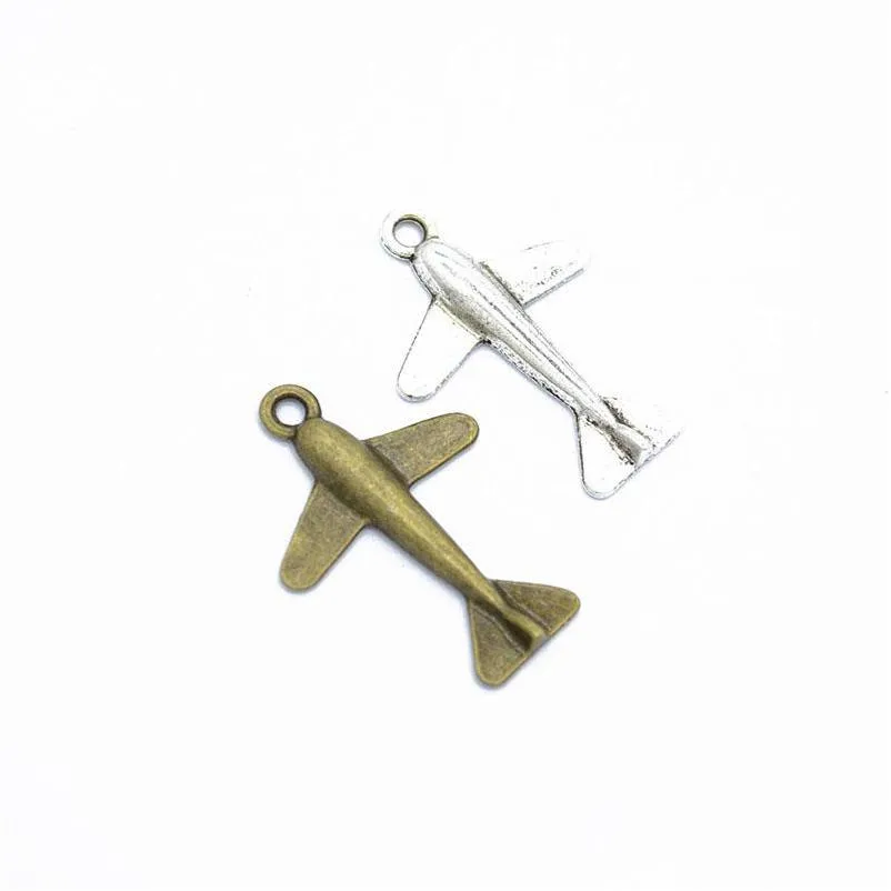 Charms 300 PCs/LOT PLAN PENDENO PENENTE ANTIGO BRONZE ANTIGO BRONZE PLATENDO DE LIGA DE ZINC LIGA DE METAL JOENS ACIMADOS DIY 34X24MM DROP DIGNAÇÃO DHOED