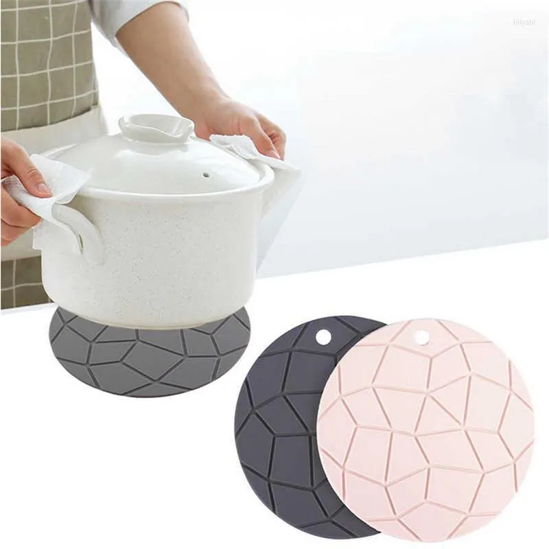 Tapis de table Silicone anti-dérapant porte-pots et dessous de plat support de casserole polyvalent tapis tapis pour accessoires de cuisine