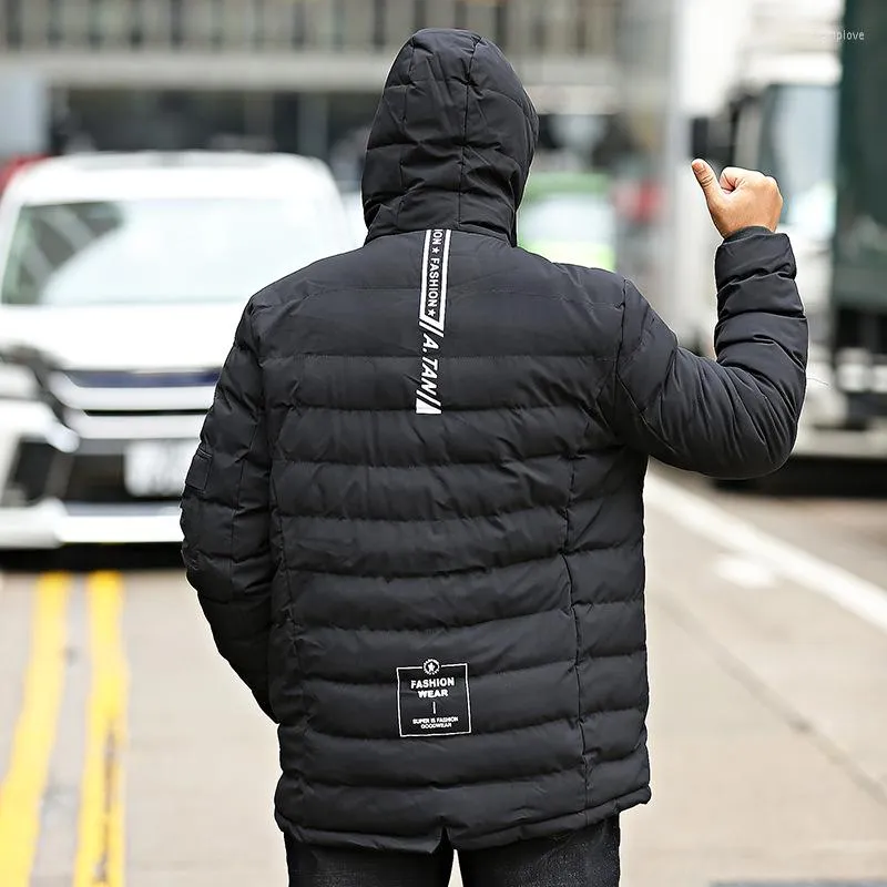 Mejor Precio En A Granel Hommes Vers Le Bas Hommes Veste Dhiver Noir Bleu Fonce Vetements Epais Manteau A Capuche Grande Taille 5XL 6XL 7XL 8XL Exterieur Hommes A Capuche Hommes Parkas