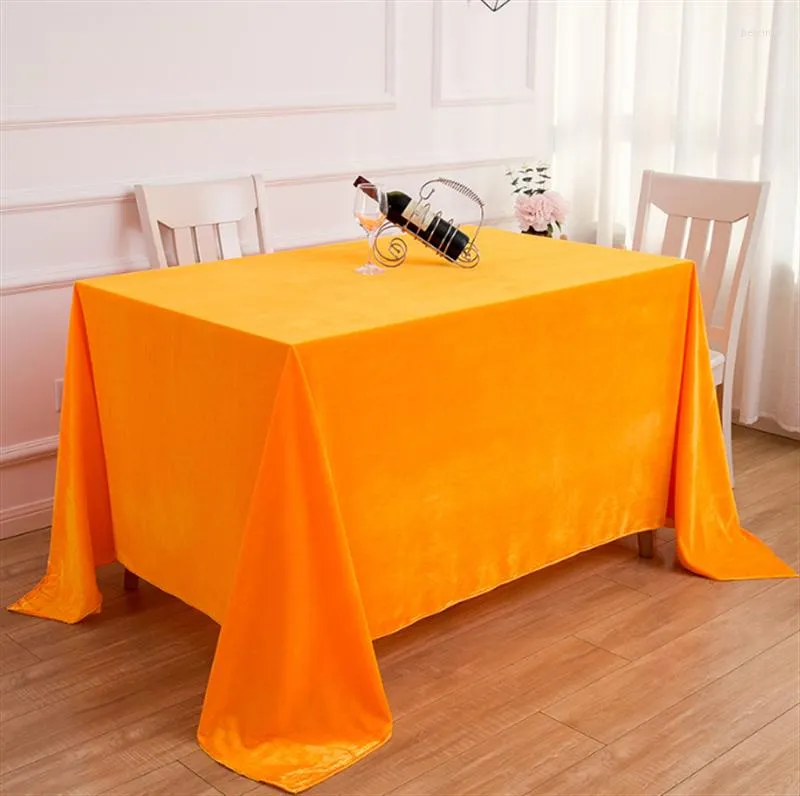 Table Cloth Autunm Spring House Use Tablecloth Solid Color Dirty-proof Rectangular Tea