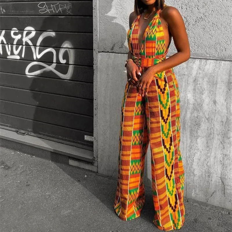 African print romper jumpsuit sales