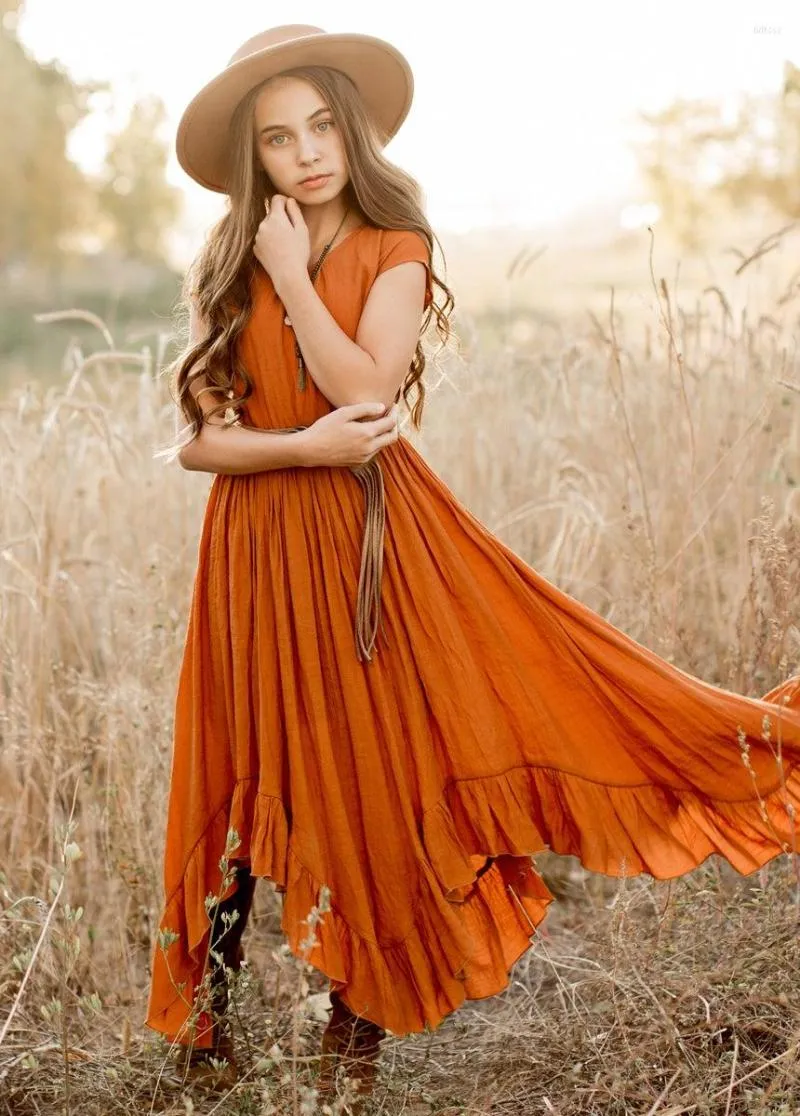 Vestidos de ni a de talla grande princesa ni as algod n encaje fiesta adolescentes largo beb ni os flor boda cumplea os ni os ropa para 6 14 a os