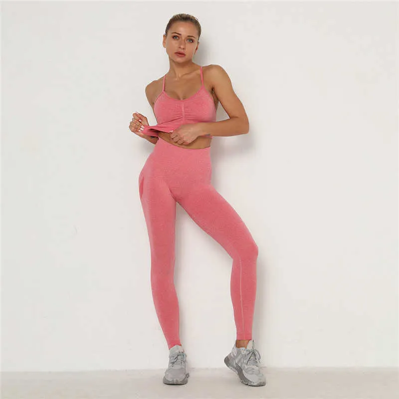 Yoga Outfits Sets Womens Outfits Seamless Yoga Set Plus Size Gym Sets  Womens Outfits Sport Set Workout Clothes Fitness Sportswear AA230509 From  26,94 €