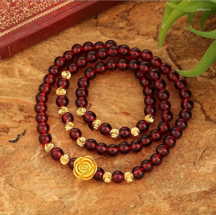 Red garnet lucky pixiu wealth bracelet best sale