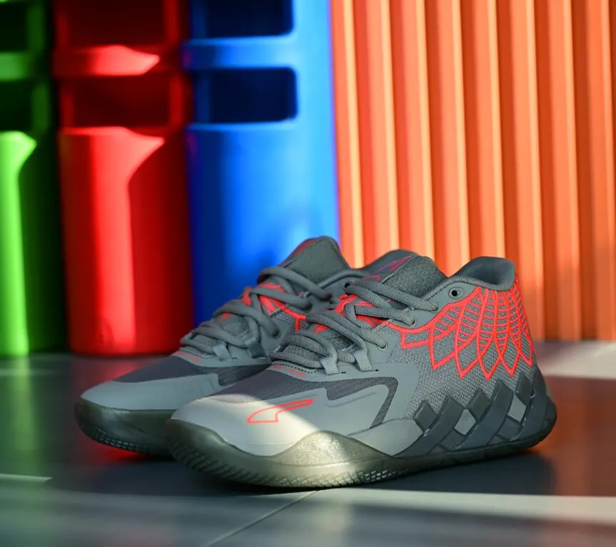 【同梱不可】 MB.01 Ball Lamelo Męski Buty City Buzz Purple Koszykówki Do シューズ(男性用)