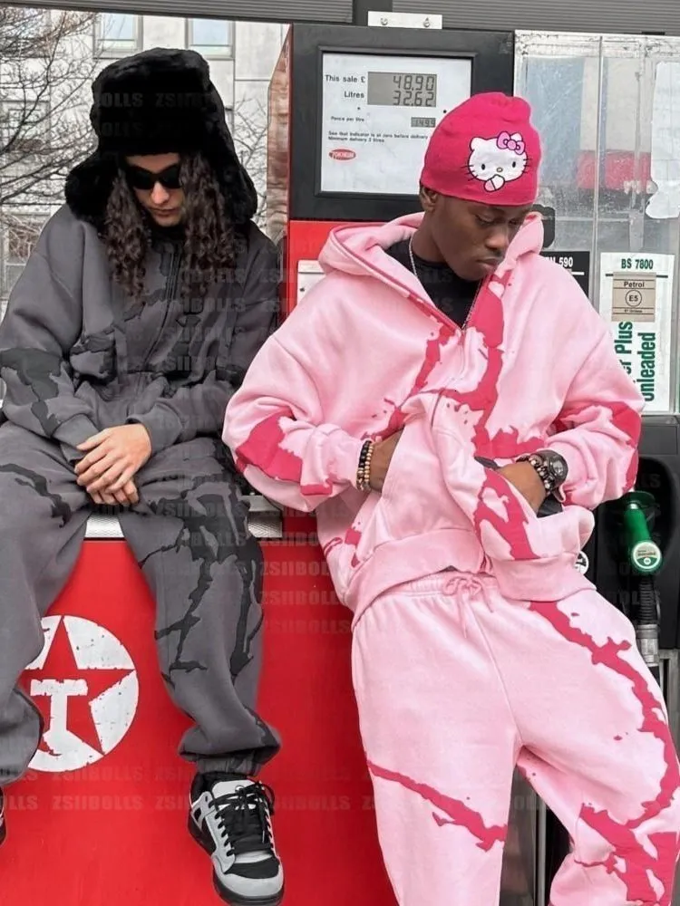 Black and pink hoodie mens hot sale