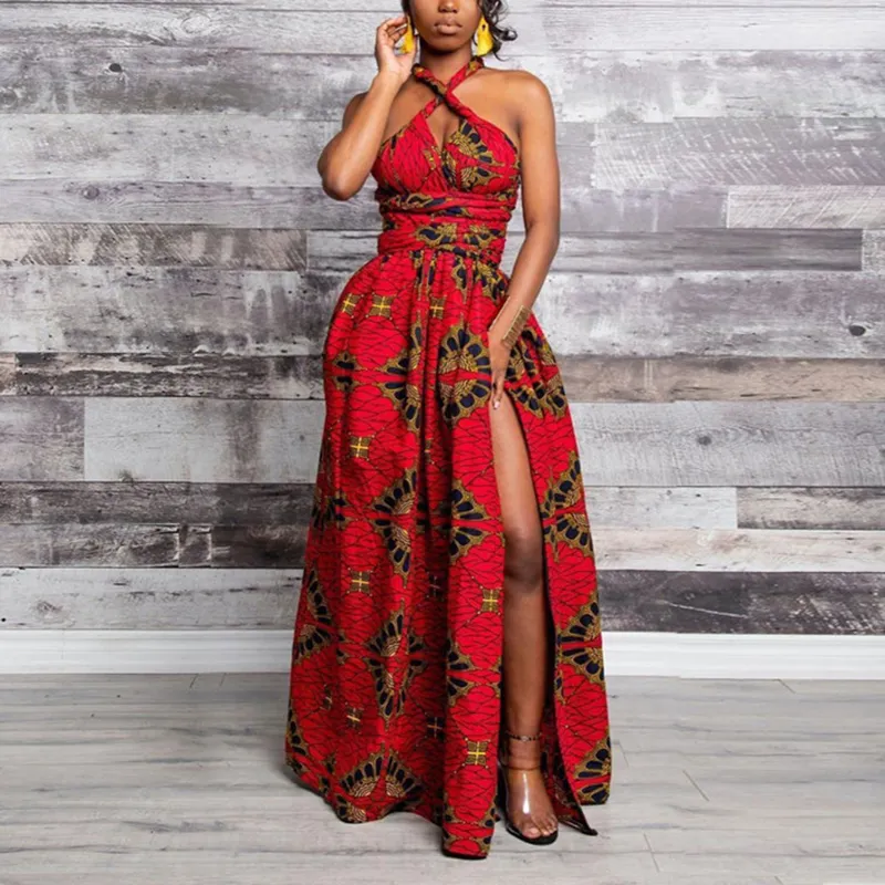 Ropa Etnica Ankara Africa Maxi Vestido Mujer Dashiki Estampado Dividido Ropa Africana Fiesta Es Para Bata Africana 230510 De 21 27 DHgate