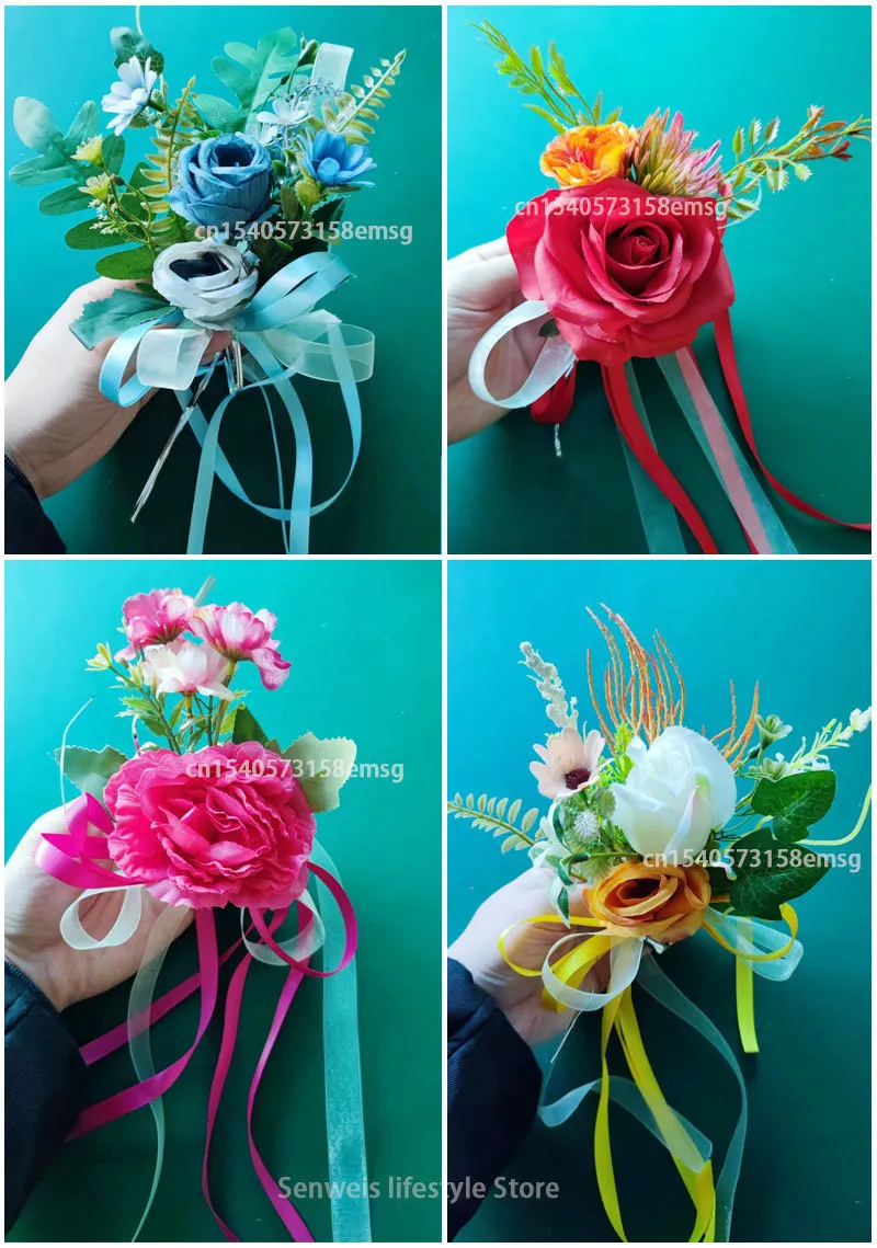 Party Decoration Artificial Flower Car Door Chair Back Wedding Decor  Supplies Romantic Custom Rosette Ribbons Floral Outdoor 230510 From Xue10,  $9.37